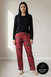 Zivame Buttersoft Knit Poly Pyjama Set - Tap Shoe — thumbnail 1